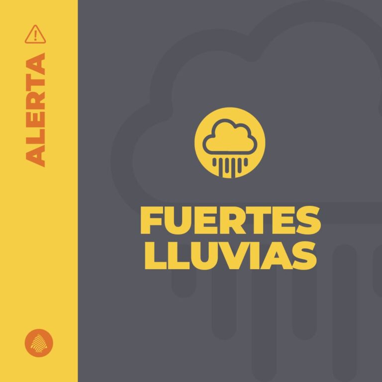 alaerta amarilla por lluvias