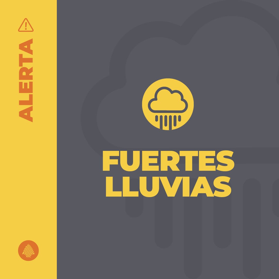 alaerta amarilla por lluvias